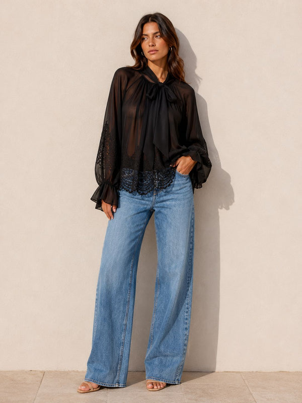 Tencel Lace top