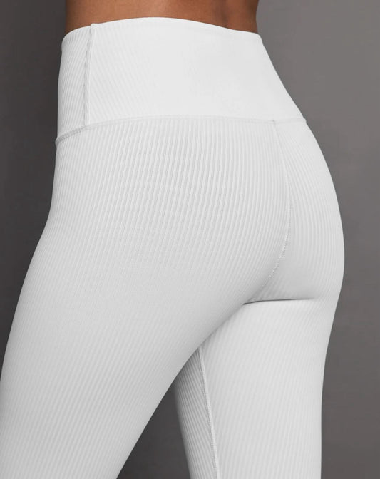 White Fleece Leggings