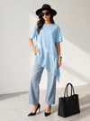 Asymmetric Relaxed Lace Tee For Top