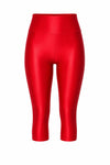 Chilli Red Glossy Capri