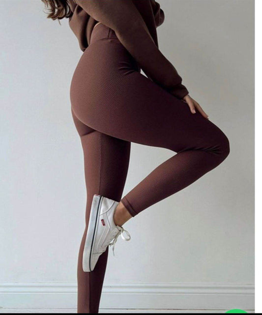 Choco Fleece Leggings - oneinmelon