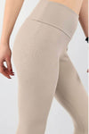 Cream Fleece Leggings - oneinmelon