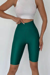Dark Green Biker Short - oneinmelon