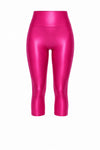 Hot Pink Glossy Capri