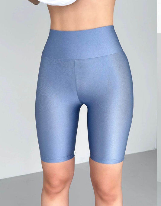 Ice Blue Biker Short - oneinmelon