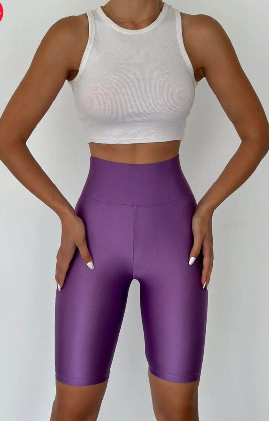 Lavender Biker Short - oneinmelon