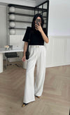 White Wide leg pants - oneinmelon