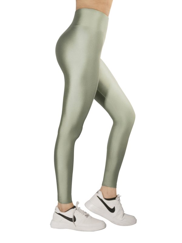 Mint Green Glossy Leggings