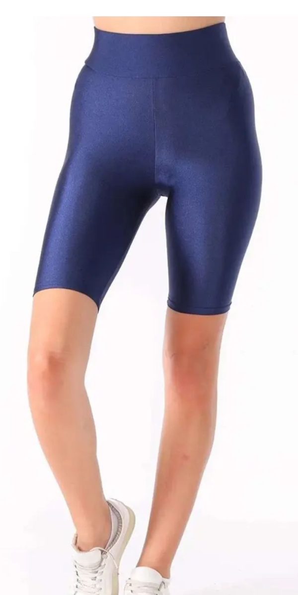 Navy Blue Biker Short