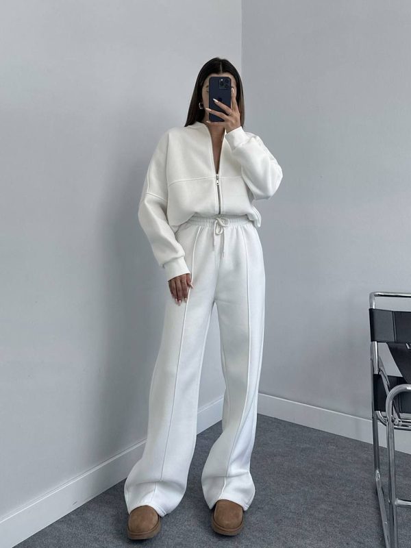 White-Track suit set